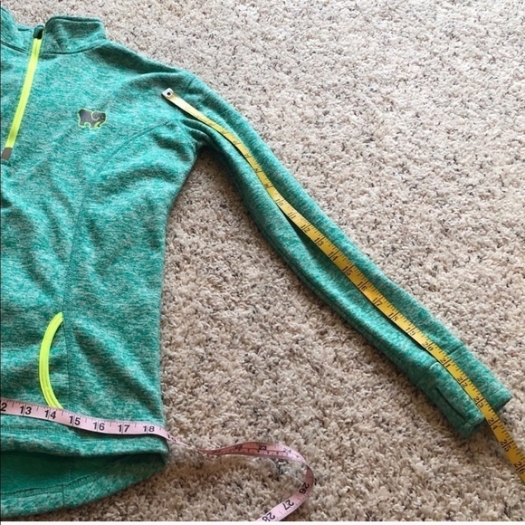 Ivory Ella 1/4 zip blue pullover sweatshirt fleece lined - Picture 5 of 10